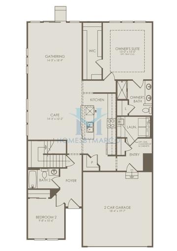 Abbeyville model in Gleneagles, Lemont, IL, built by Pulte Homes