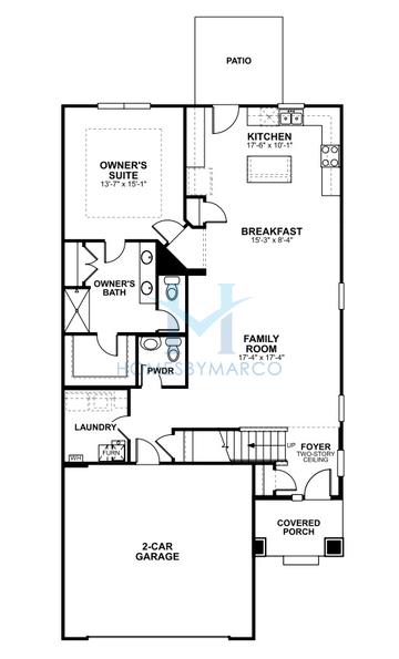 Photos of the Danbury II model in the The Townes at Farmingdale subdivision in Woodridge, IL