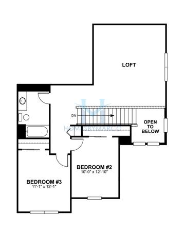 Danbury II model in The Townes at Farmingdale, Woodridge, IL, built by M/I Homes