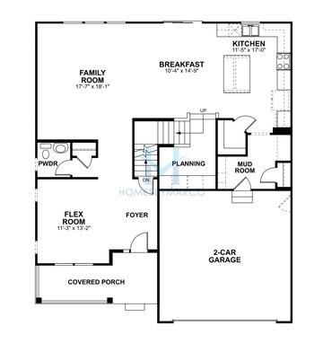 Fairchild model in Riverstone, Plainfield, IL, built by M/I Homes