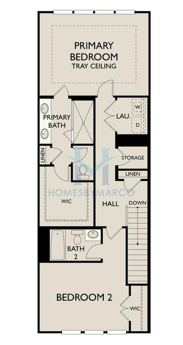 Legato model in Reverie on Cumberland, Atlanta, GA, built by Ashton Woods Homes