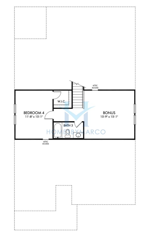Northbrook model in Martin Springs, Lawrenceville, GA, built by Meritage Homes