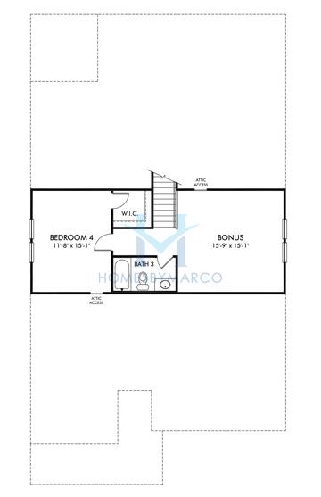 Northbrook model in Vines at Mill Creek, Braselton, GA, built by Meritage Homes