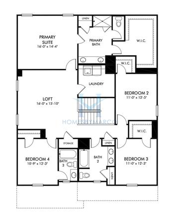Johnson model in Preserve at Mountain Creek, Pendergrass, GA, built by Meritage Homes