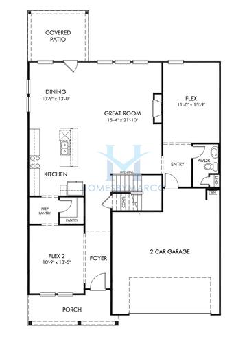 Photos of the Johnson model in the Preserve at Mountain Creek subdivision in Pendergrass, GA
