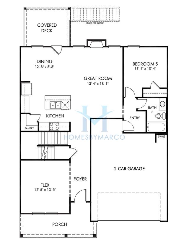 Photos of the Chatham Basement model in the Parkside at Grayson subdivision in Grayson, GA