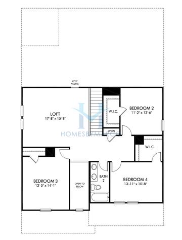 Sherwood model in Ivey Township, Dallas, GA, built by Meritage Homes
