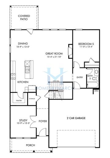Photos of the Johnson model in the Martin Springs subdivision in Lawrenceville, GA