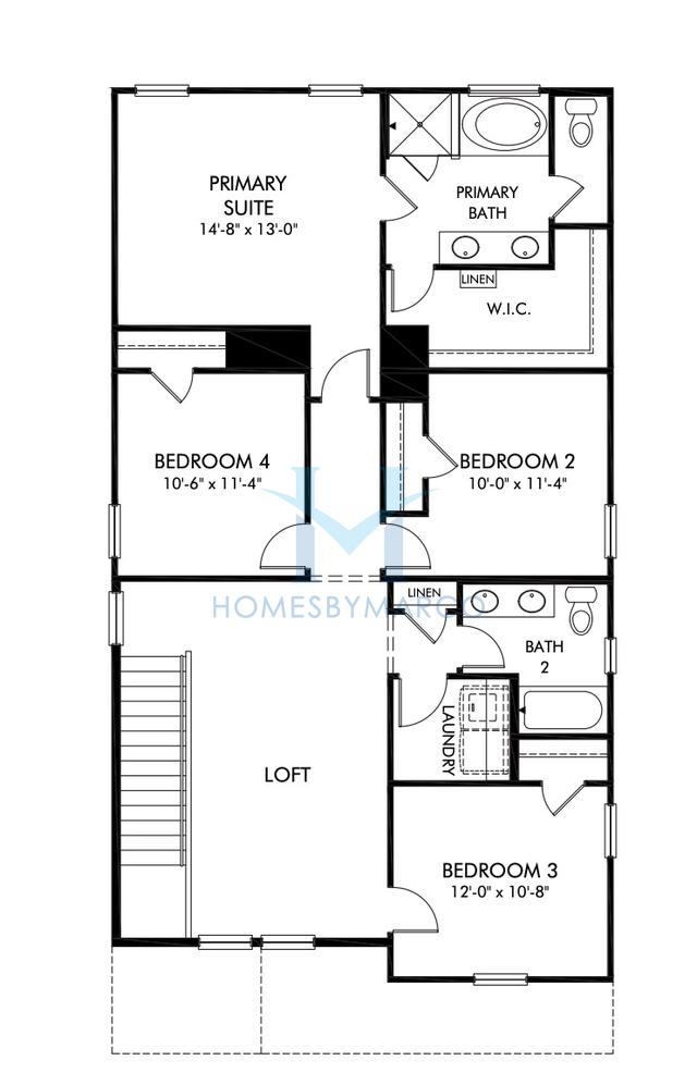 Photos of the Paisley Basement model in the Avalon subdivision in Conyers, GA