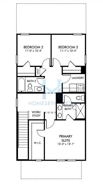 Oleander model in Hemingway, Cumming, GA, built by Meritage Homes