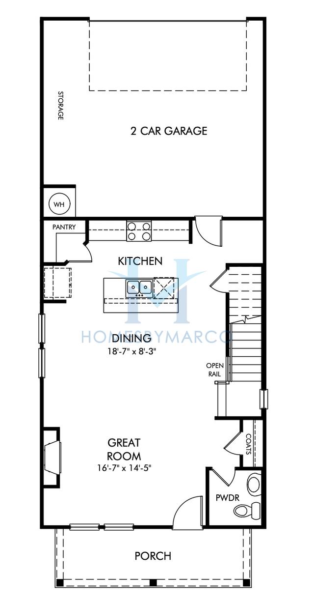 Photos of the Bayview model in the Hemingway subdivision in Cumming, GA
