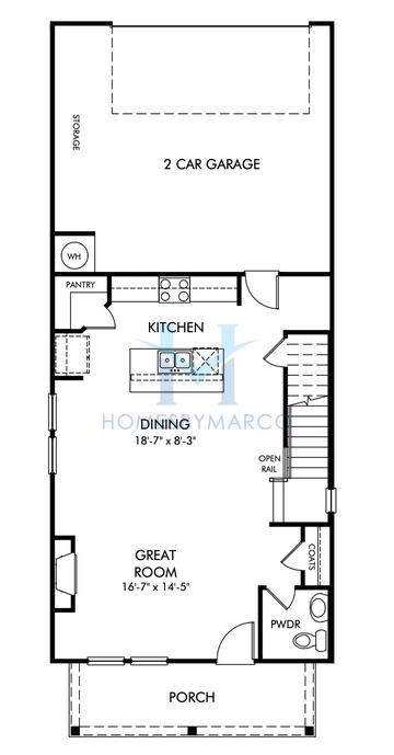 Photos of the Bayview model in the Hemingway subdivision in Cumming, GA