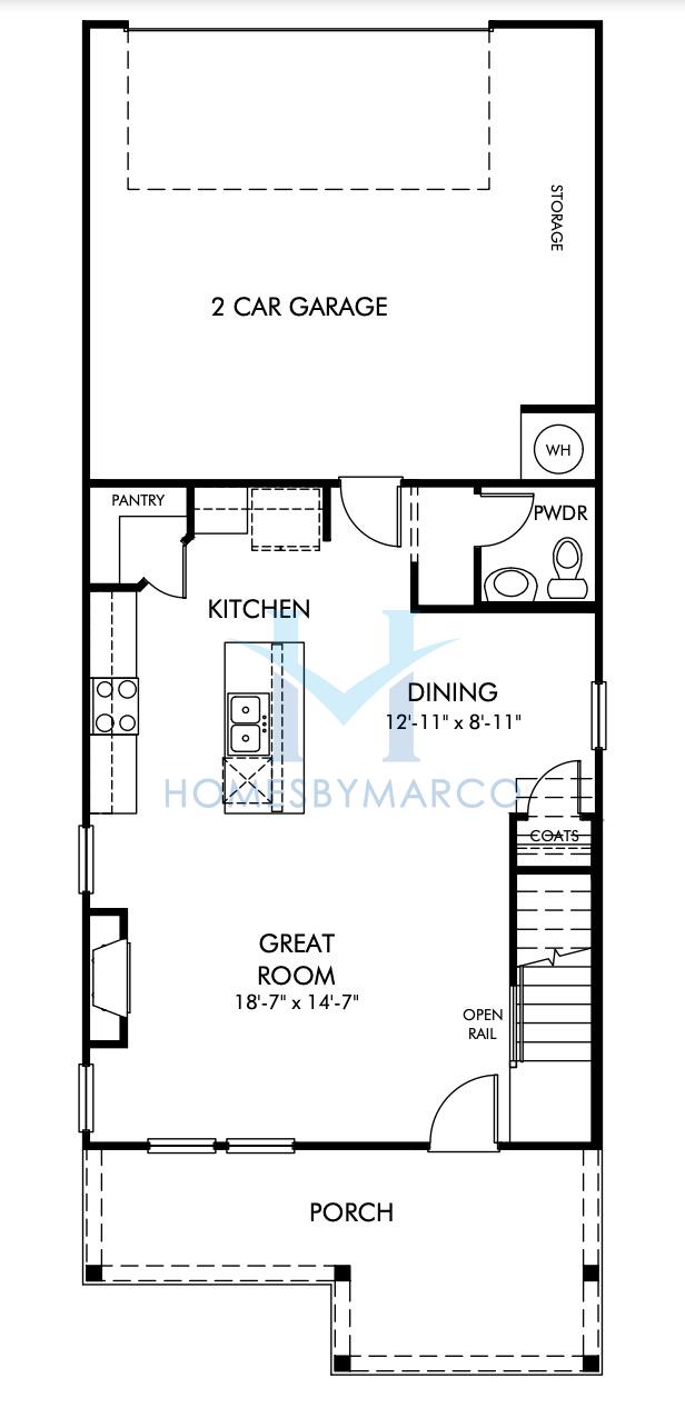 Photos of the Thompson model in the Hemingway subdivision in Cumming, GA