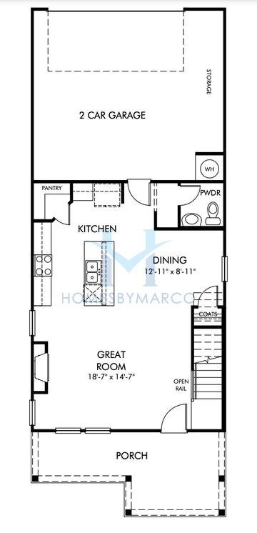 Photos of the Thompson model in the Hemingway subdivision in Cumming, GA