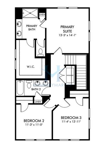 Lexington model in Hemingway, Cumming, GA, built by Meritage Homes