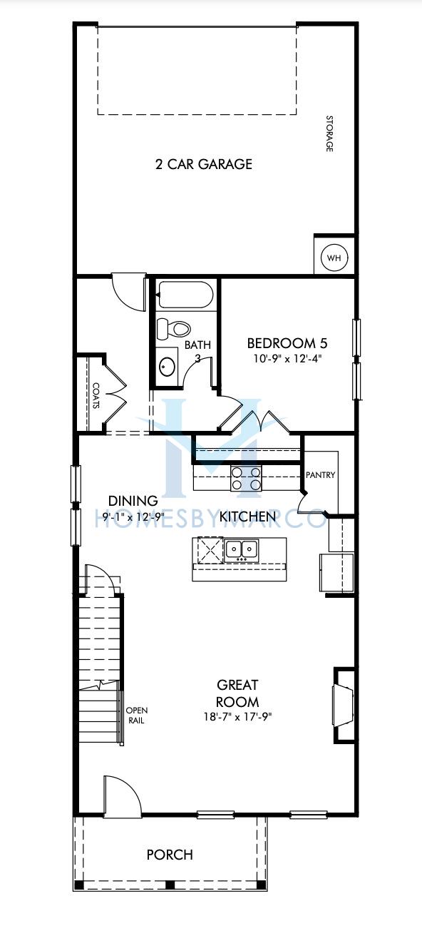 Photos of the Lewiston model in the Hemingway subdivision in Cumming, GA