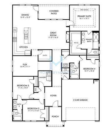 Photos of the Edgewood model in the Vines at Mill Creek subdivision in Braselton, GA