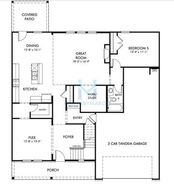Photos of the Oakley model in the Vines at Mill Creek subdivision in Braselton, GA