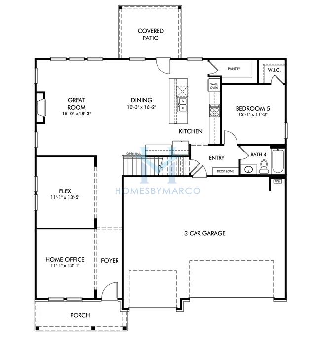 Photos of the Redford model in the Vines at Mill Creek subdivision in Braselton, GA