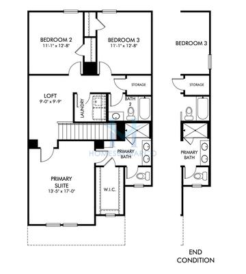 Asheville model in Willowcrest, Mableton, GA, built by Meritage Homes