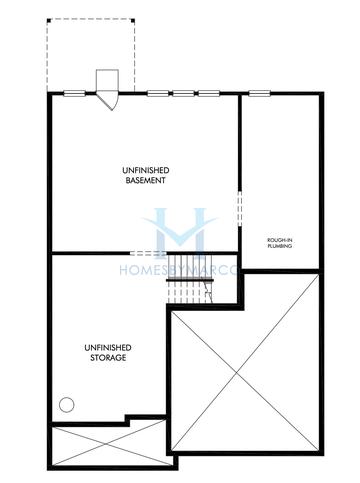 Johnson Basement model in Vistas at Towne Mill, Canton, GA, built by Meritage Homes
