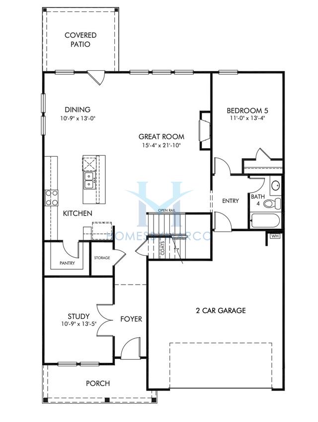 Photos of the Johnson model in the Vistas at Towne Mill subdivision in Canton, GA