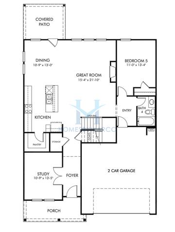 Photos of the Johnson model in the Vistas at Towne Mill subdivision in Canton, GA