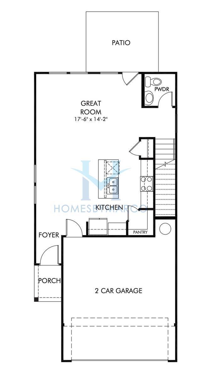 Photos of the Pearl End Unit model in the Eagles Hill subdivision in Stockbridge, GA