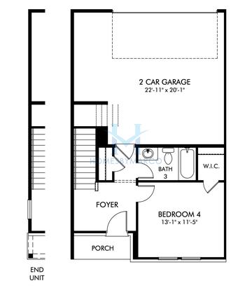 Photos of the Ashland model in the Sweetwater Green subdivision in Lawrenceville, GA