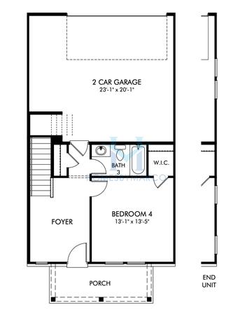 Photos of the Jordan model in the Sweetwater Green subdivision in Lawrenceville, GA