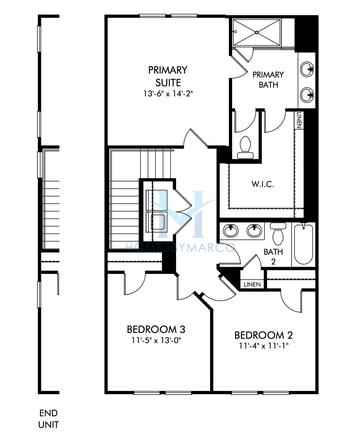 Leighton model in Sweetwater Green, Lawrenceville, GA, built by Meritage Homes