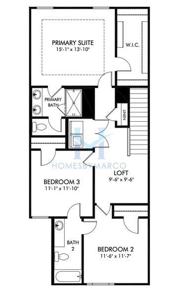 Jewel model in Avalon, Conyers, GA, built by Meritage Homes