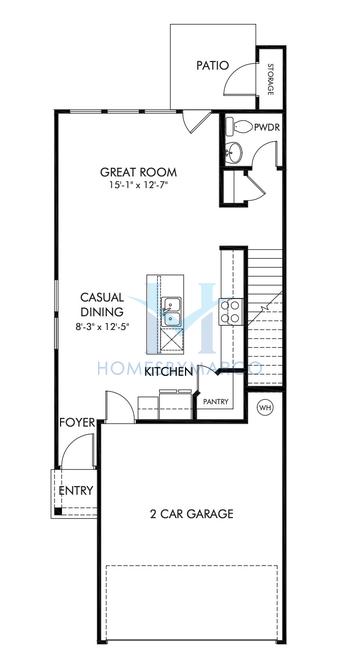 Photos of the Oakland model in the Avalon subdivision in Conyers, GA