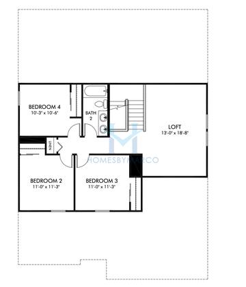 Orchid model in The Grove at Stuart Crossing, Bartow, FL, built by Meritage Homes