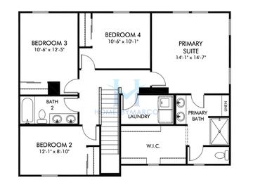 Iris model in Bristol Meadows, Zephyrhills, FL, built by Meritage Homes