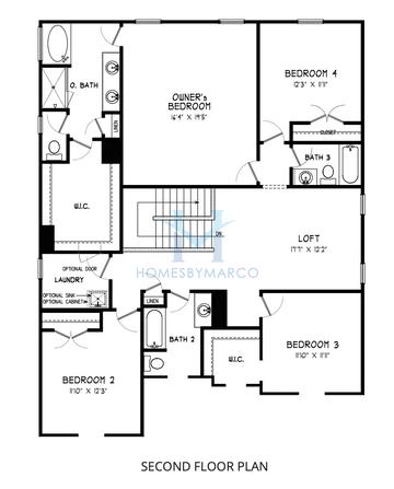 Abney model in Oak Valley Estates, Marietta, GA, built by Traton Homes