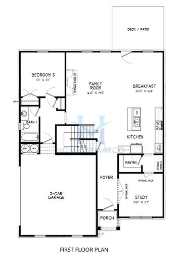Photos of the Abney model in the Oak Valley Estates subdivision in Marietta, GA