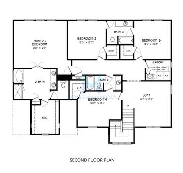 Bramblewood model in Oak Valley Estates, Marietta, GA, built by Traton Homes
