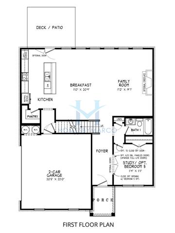 Photos of the Downing model in the Oak Valley Estates subdivision in Marietta, GA