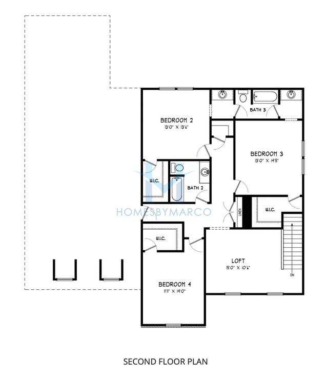 Photos of the Hedgerow model in the Oak Valley Estates subdivision in Marietta, GA
