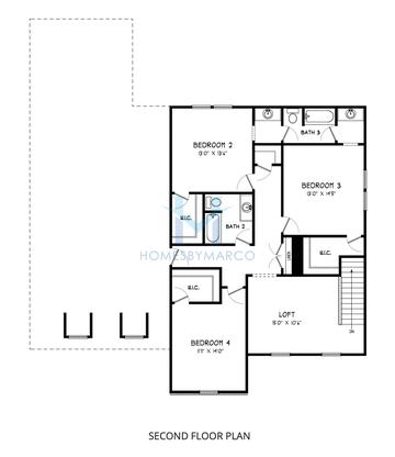 Sherwood model in Oak Valley Estates, Marietta, GA, built by Traton Homes