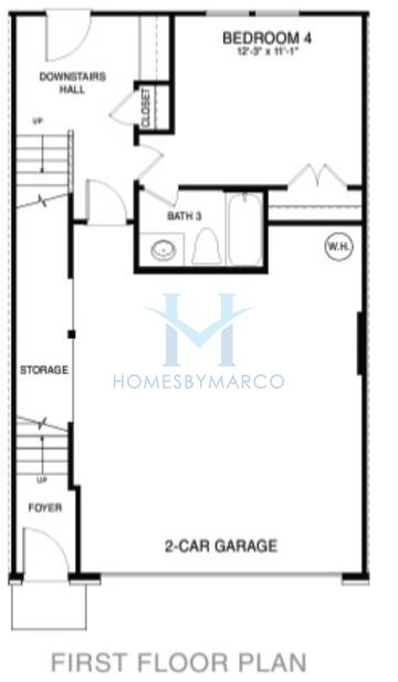 Photos of the Emaline model in the Firefly subdivision in Alpharetta, GA