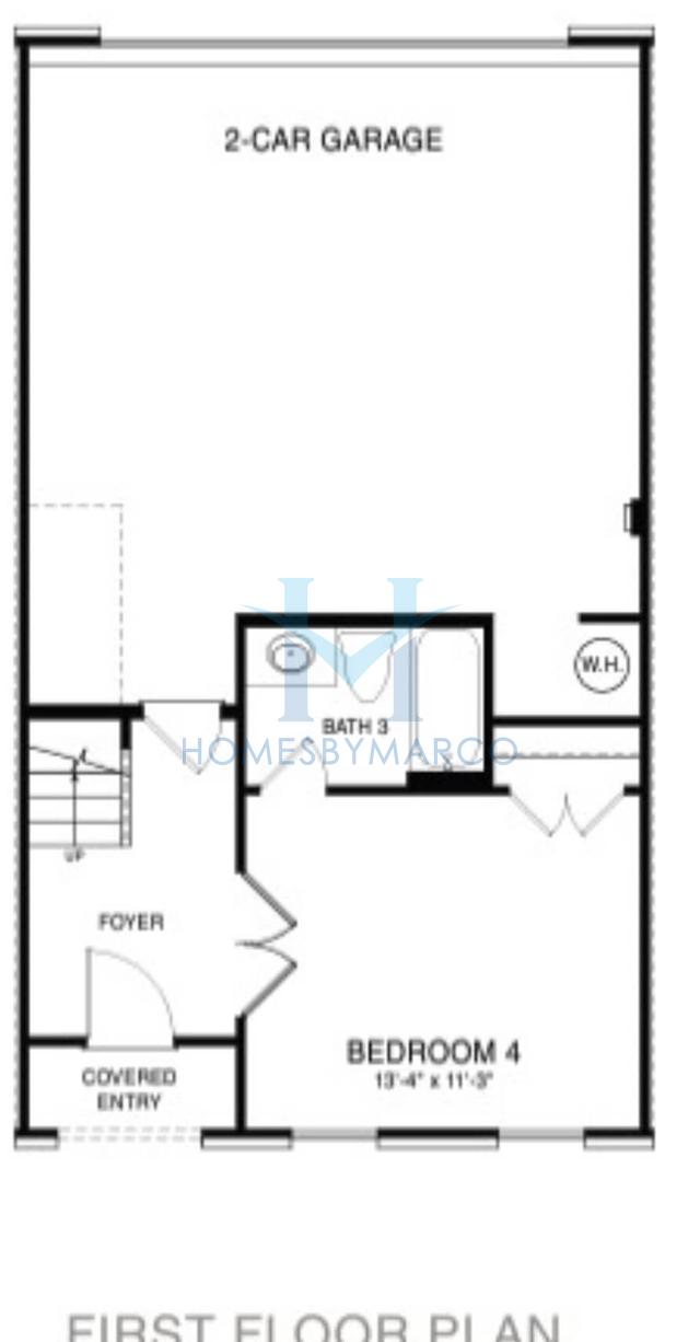 Photos of the Clementine A model in the Firefly subdivision in Alpharetta, GA