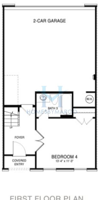 Photos of the Clementine A model in the Firefly subdivision in Alpharetta, GA