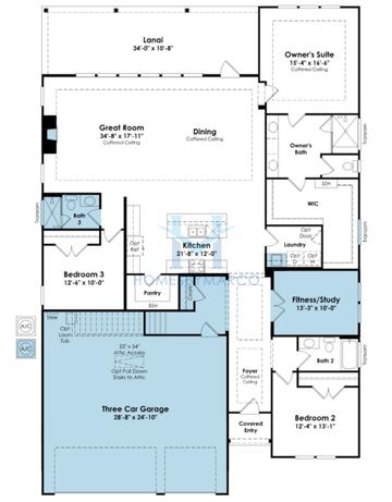 Photos of the Paige model in the Oak Hill Reserve subdivision in Newnan, GA