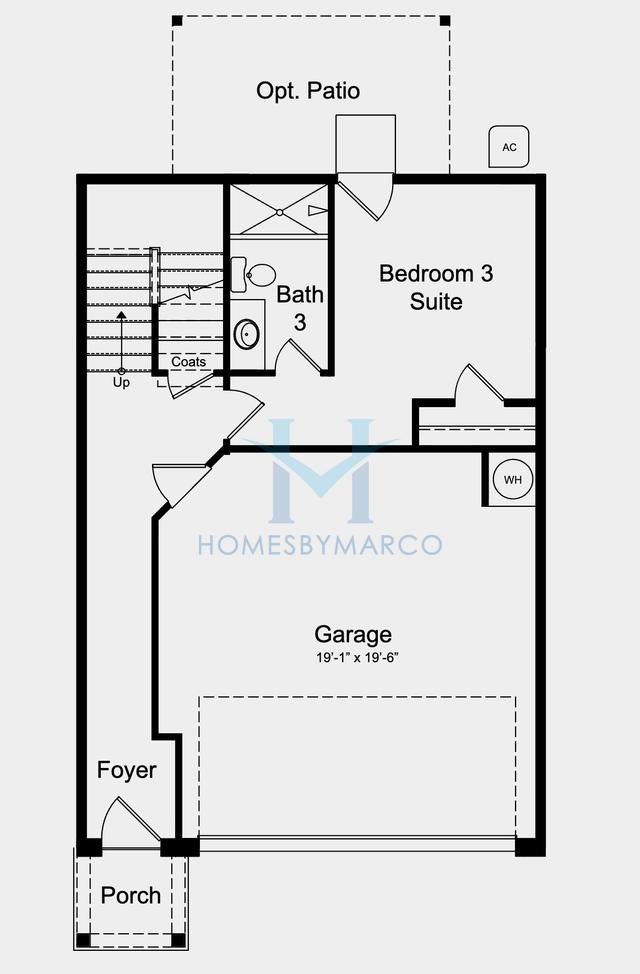 Forsyth model in Chandler Run, Tucker, GA, built by Taylor Morrison