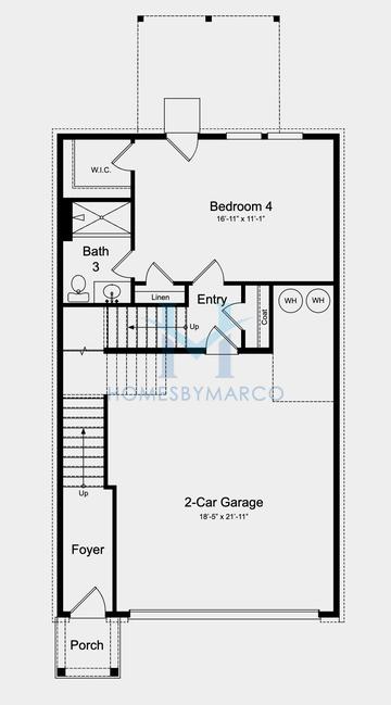 Photos of the Reynolds model in the Chandler Run subdivision in Tucker, GA