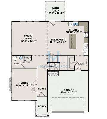 Photos of the Hickory model in the Melody Lakeside Estates subdivision in Buford, GA