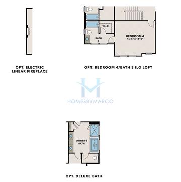 Hampton model in Melody Lakeside Estates, Buford, GA, built by Davidson Homes