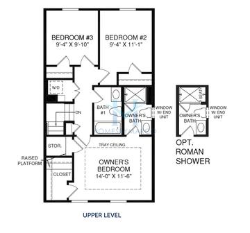 Photos of the Aria model in the Edenbrook subdivision in Charlotte, NC